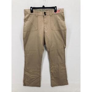Lee Pants Women's‎ 16P Petite Brown Stretch Fabric Fabric Straight Leg Waistband